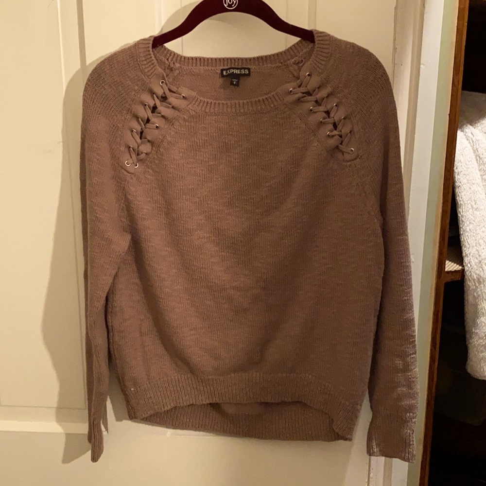 Express crop sweater